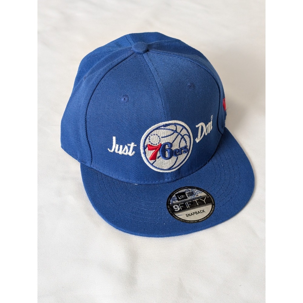 New Era Philadelphia 76ers Just Don Hat NBA Joel Embiid Dr. J Hardwood Classics